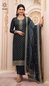 Shristi Dark By Vinay Kuleesh Jacquard Salwar Kameez Wholesale Price In Surat
